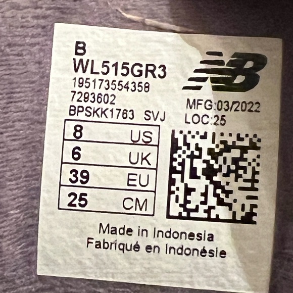 Women’s size 8 New Balance 515 Frost’s - Picture 8 of 8